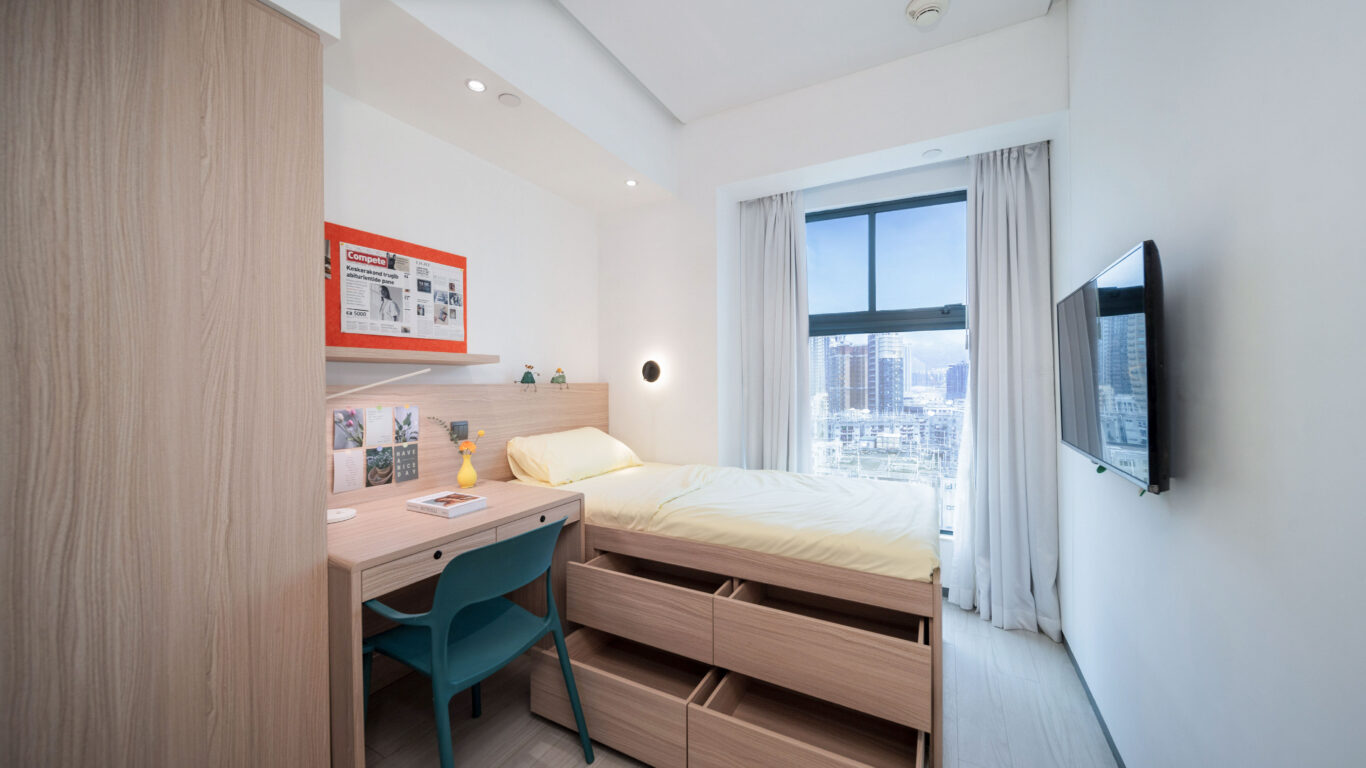 Y83 is the largest non-university operated student accommodation in Hong Kong, with a capacity to house almost 600 students.
